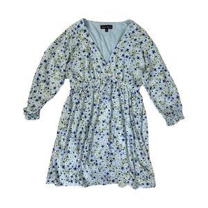 Crystal Doll Floral Blue Dress